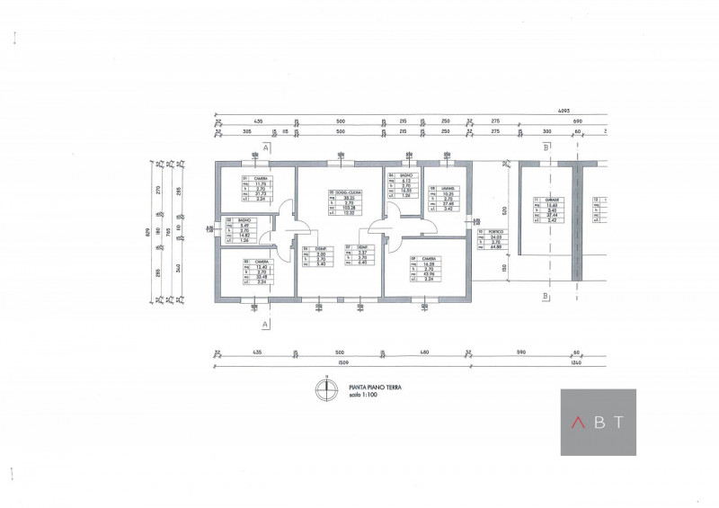 Nuova porzione di bifamiliare sviluppata completamente al piano terra e composta di: ingresso, so...