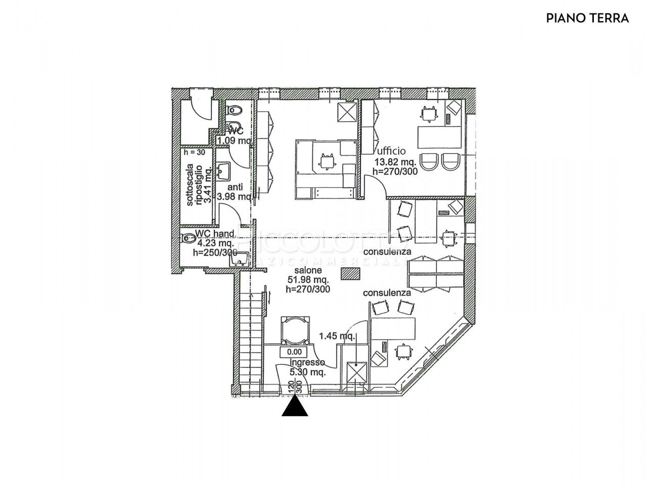 Casella d'Asolo - Geschäft/Büro zu vermieten