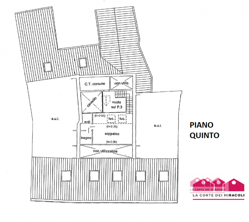 CENTRO STORICO: AMPIO BICAMERE POSTO AL PIANO QUARTO COMPLETO DI POSTO AUTO NELLE VICINANZE. RIF....
