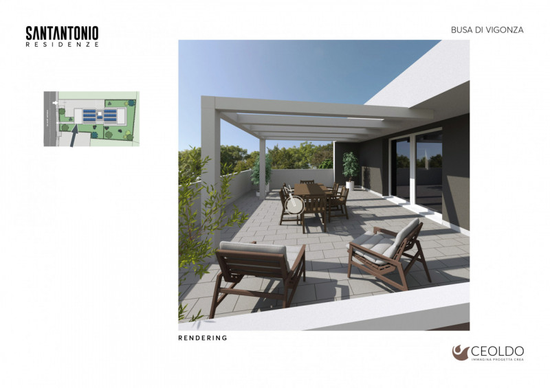 VIGONZA località BUSA: appartamento di nuova costruzione inserito in piccola palazzina di sole 4 ...