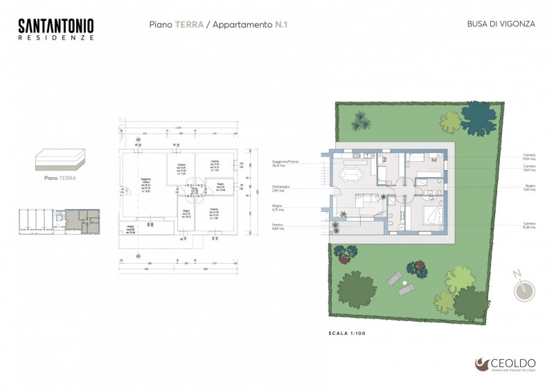 VIGONZA località BUSA: appartamento di nuova costruzione inserito in piccola palazzina di sole 4 ...