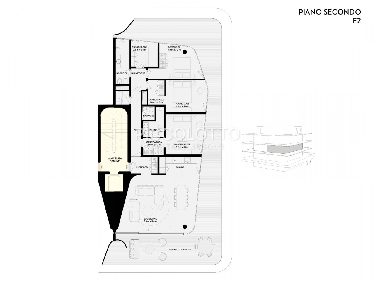 Jesolo, Venedig, Italien - ATOLL - Luxuswohnung am Meer