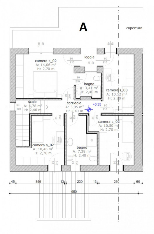 Ad Arcade (TV), in posizione centrale, proponiamo in vendita abbinata, di nuova costruzione, dall...