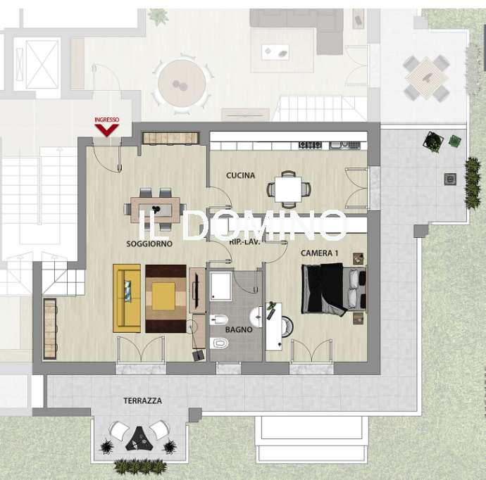 Arcella, nuovo appartamento in una palazzina di nove unità servita da ascensore, inserita in un c...