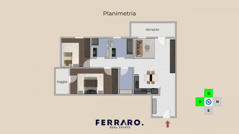 Ponzano Veneto. Codice CV45. Situato in una zona residenziale, proponiamo appartamento del 2017 p...