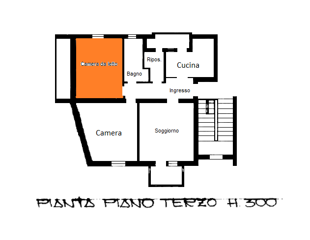 CHIESANUOVA: Stanza singola per lavoratori in appartamento condiviso; L'immobile si compone di in...