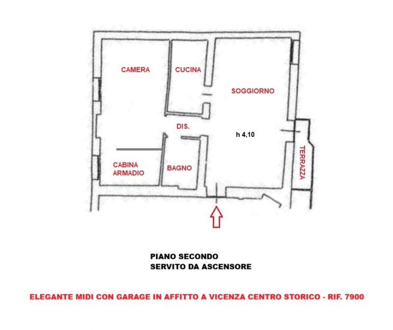DELIZIOSO MIDI COMPLETAMENTE ARREDATO NEL CUORE DI VICENZA, A POCHI PASSI DAL TEATRO OLIMPICO - R...