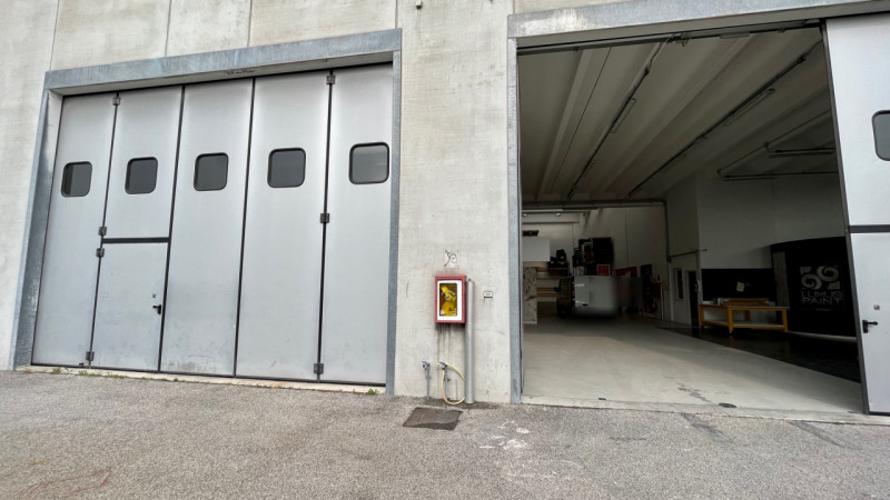 CAPANNONE A CAMPODARSEGO DI 400MQ H 10MT CON piccolo angolo ufficio, impianto elettrico a norma, ...