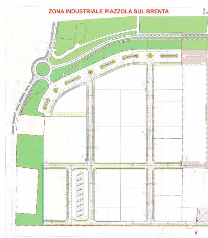 rif.456MIC - Per info 3473209826 - In zona industriale a Piazzola LOTTO EDIFICABILE di 3.900 mq i...
