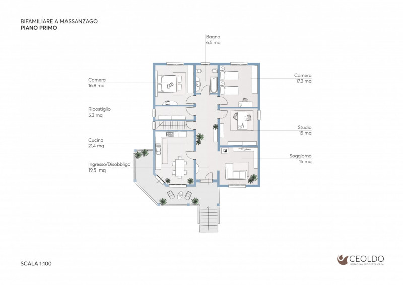 MASSANZAGO FRAZIONE: PORZIONE DI BIFAMILIARE DALLE AMPIE METRATURE E SCOPERTO PRIVATO DI 800 MQ!
...
