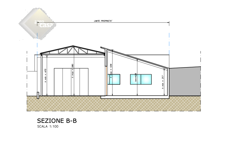 Proponiamo in vendita a Rossano Veneto un laboratorio/deposito di circa 230 mq oltre a tettoia/pa...