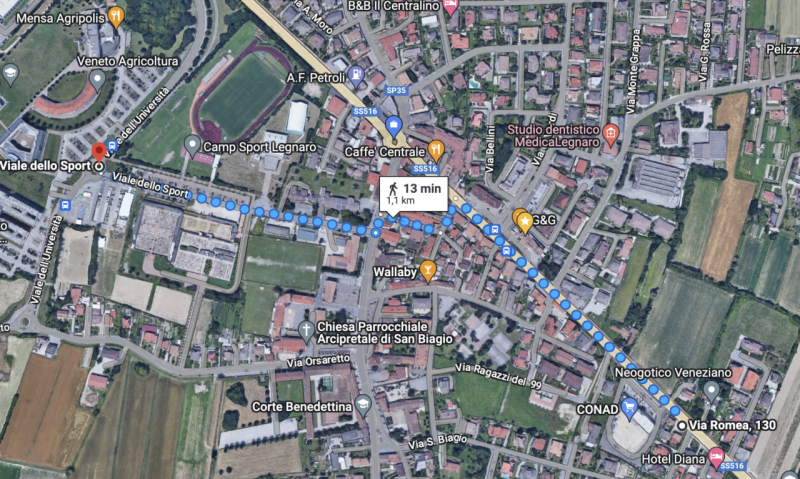 PER STUDENTI/ESSE
A pochi minuti dall'Università di Legnaro e da tutti i servizi, fermata del aut...