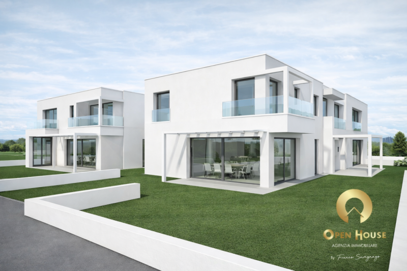 OPEN HOUSE by Franco Savegnago presenta un Nuovo e Meraviglioso progetto immobiliare di 3 VILLETT...