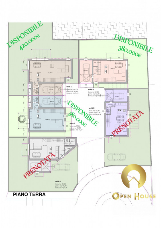 OPEN HOUSE by Franco Savegnago presenta un Nuovo e Meraviglioso progetto immobiliare di 3 VILLE S...