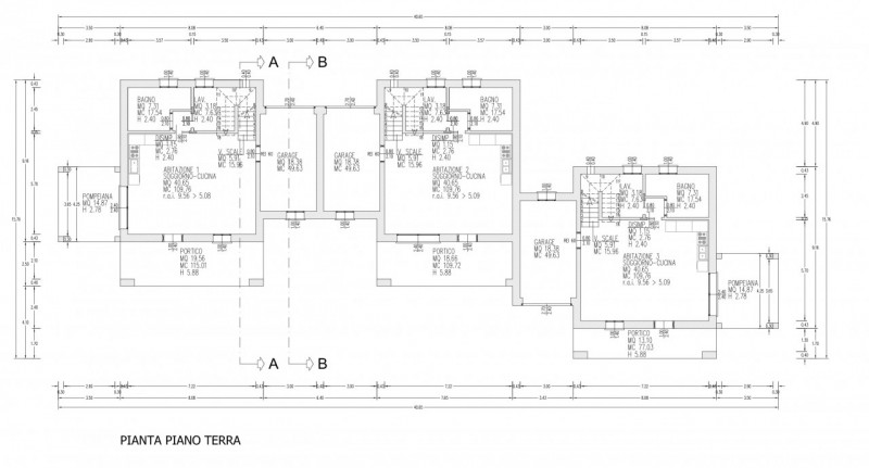 Abitazioni di nuova costruzione sviluppate su due piani con ingressi indipendenti e giardini priv...