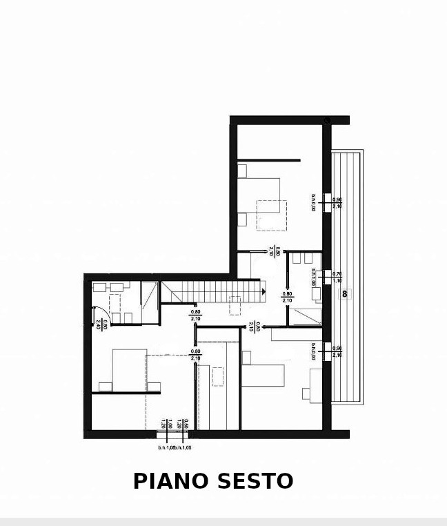 VIGONZA Zona Perarolo. ATTICO recentissimo, come nuovo, fra i più prestigiosi della zona di Vigon...