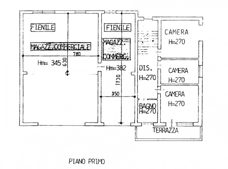 Area ad uso piazzale di deposito di circa 6.000 mq con magazzino commerciale, tettoie e abitazion...