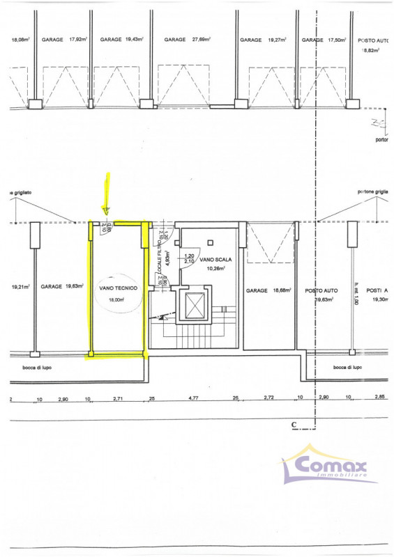 Saccolongo Negozio/ufficio di c.a. mq. 260, zona centralissima con ampie vetrine e comodi parcheg...