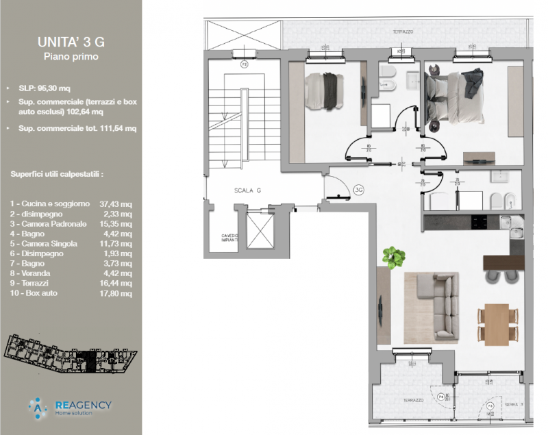 STAI CERCANDO UNA SOLUZIONE NUOVA IN CLASSE A, COMODA A TUTTI I SERVIZI, CON TERRAZZO ABITABILE?
...