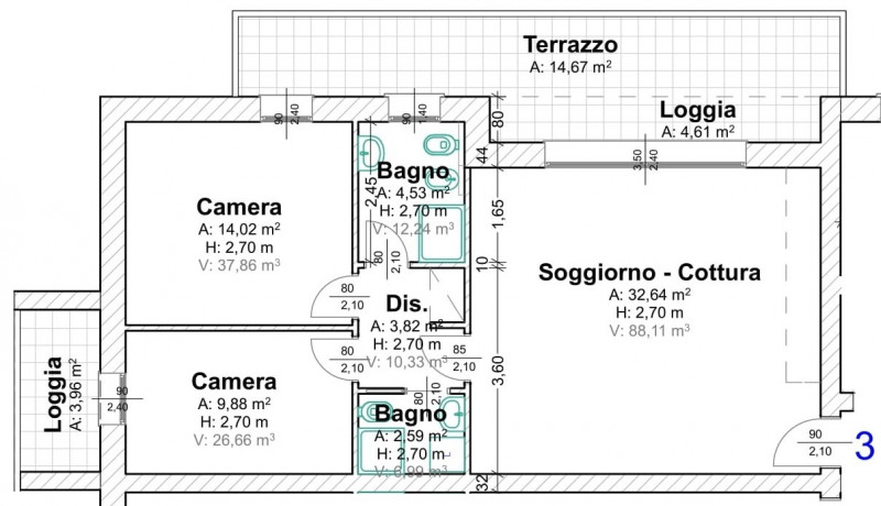 VIGODARZERE CENTRO, IN COSTRUZIONE Riferimento EMME9225: in pieno centro con tutte le comodità so...