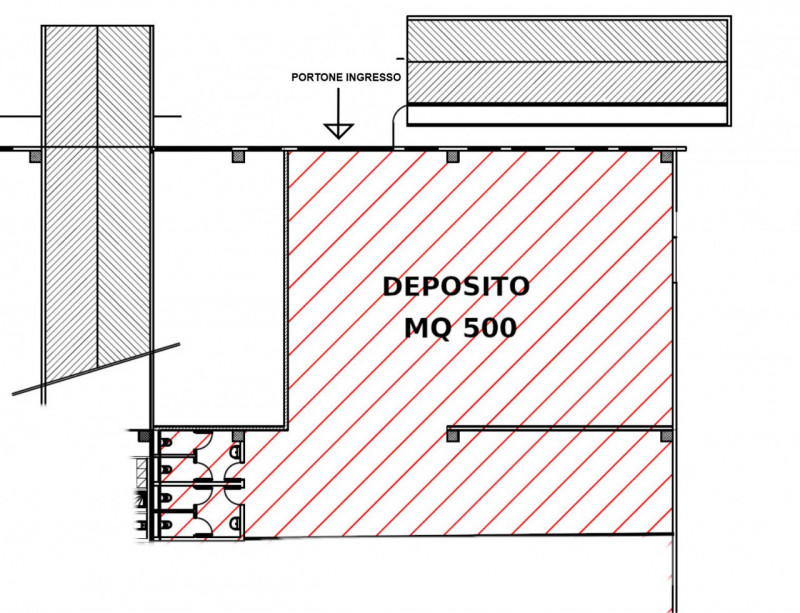 PADOVA Zona Industriale Est. Porzione di capannone ad uso deposito - magazzino comodo al casello ...