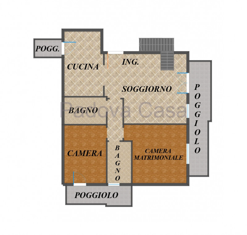 Grazioso duplex all'ultimo piano esposto al sole, in splendido quartiere residenziale. L'appartam...