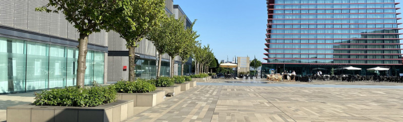 PADOVA-NET CENTER-: struttura architettonica unica, ideata dall’architetto Aurelio Galfetti, che ...