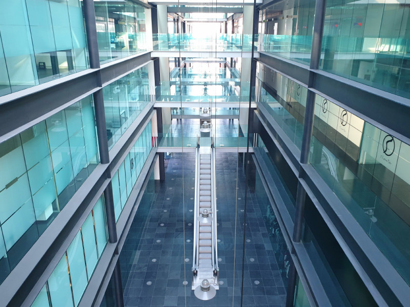 PADOVA-NET CENTER-: struttura architettonica unica, ideata dall’architetto Aurelio Galfetti, che ...