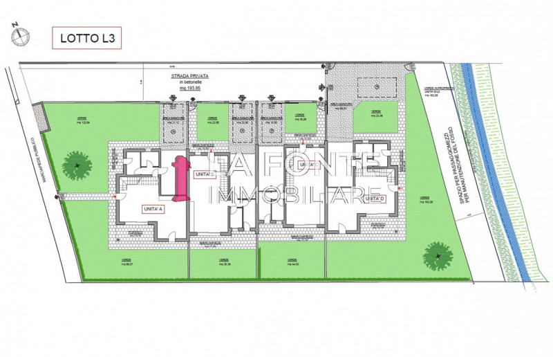 CAPRICCIO DI VIGONZA - NUOVE PORZIONI DI QUADRIFAMILIARI. Queste residenze, sviluppate su due pia...