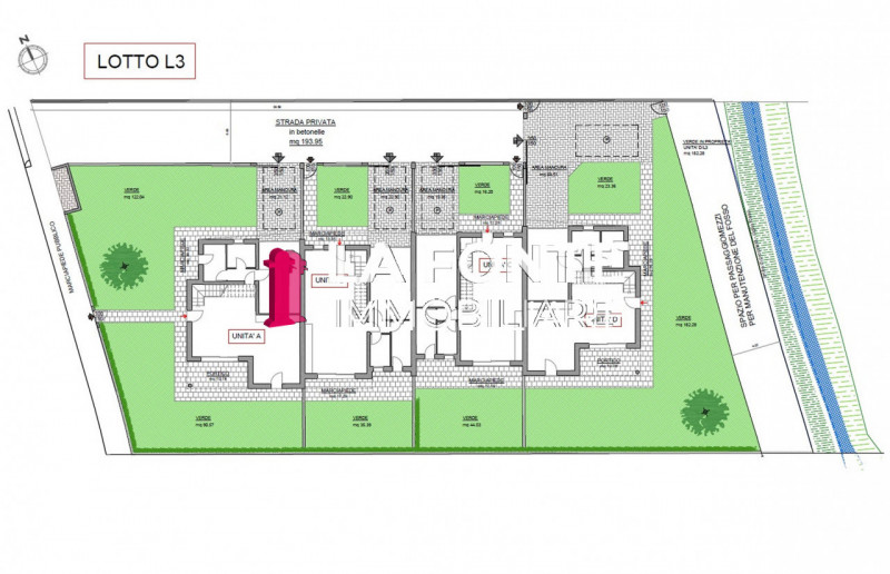 CAPRICCIO DI VIGONZA - NUOVE PORZIONI DI QUADRIFAMILIARI. Queste residenze, sviluppate su due pia...