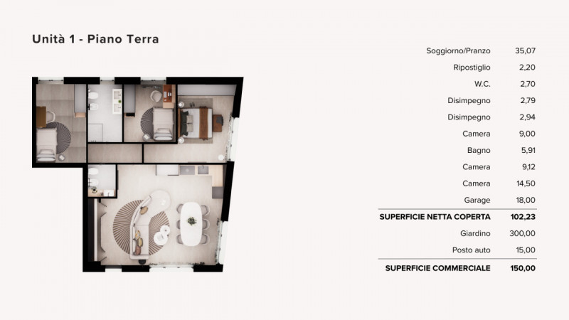 In Comune di Vigonza zona Peraga vicino al castello dei Peraga, nuova realizzazione fronte piazza...