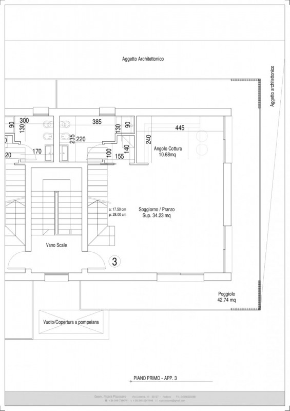 In Comune di Vigonza zona Peraga vicino al castello dei Peraga, nuova realizzazione fronte piazza...