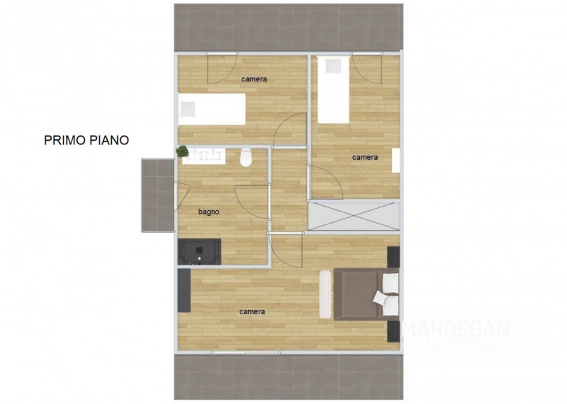 Quando vieni a scoprirla? 
Questa VILLETTA a SCHIERA di TESTA al GREZZO è sviluppata su tre livel...