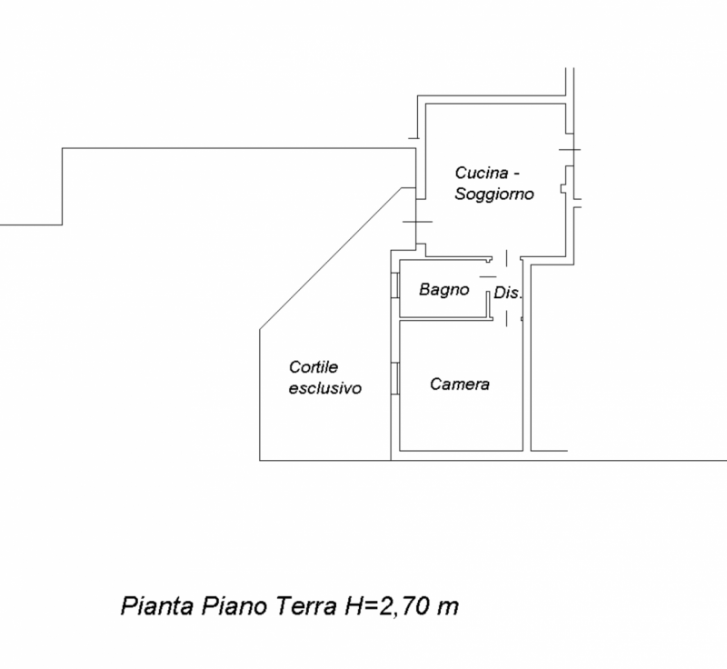 Da non perdere! 
Recente appartamento bilocale con zona giorno open-space arredata, piccolo giard...