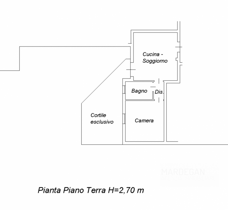Da non perdere! 
Recente appartamento bilocale con zona giorno open-space arredata, piccolo giard...