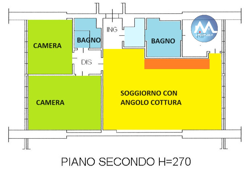 PESARO tra PORTO e CENTRO appartamento TRILOCALE con GARAGE