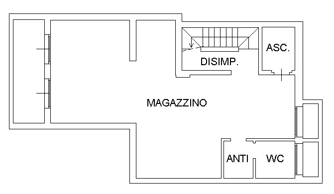 A Visnadello di Spresiano (TV), lingo strada di forte passaggio, proponiamo in affitto negozio di...