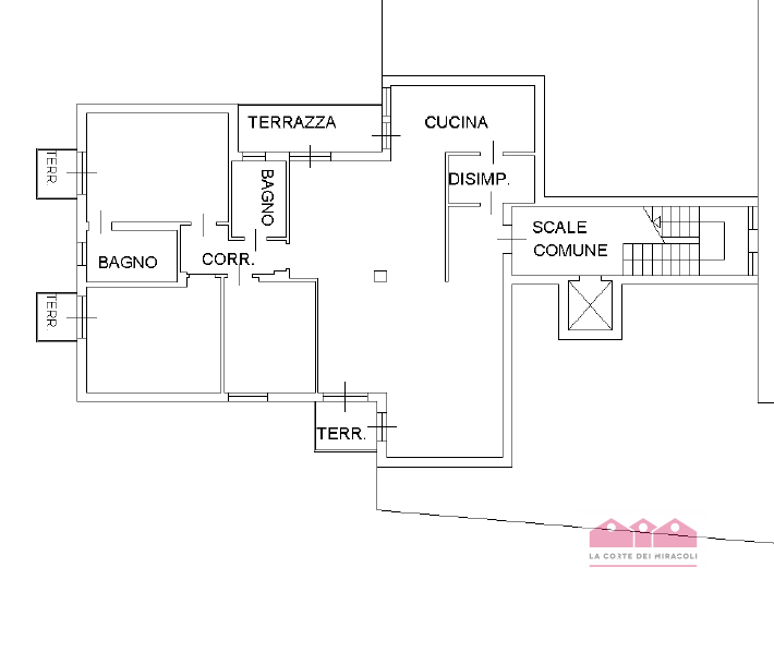 CENTRO STORICO: LUMINOSO TRICAMERE IN CENTRO STORICO CON TERRAZZE E GARAGE. RIF. 2023X RICHIESTA ...