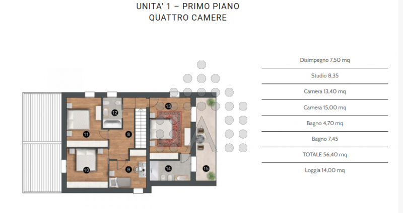 Una prestigiosa villa in corso di costruzione immersa nel verde, comoda al centro di Abano Terme ...