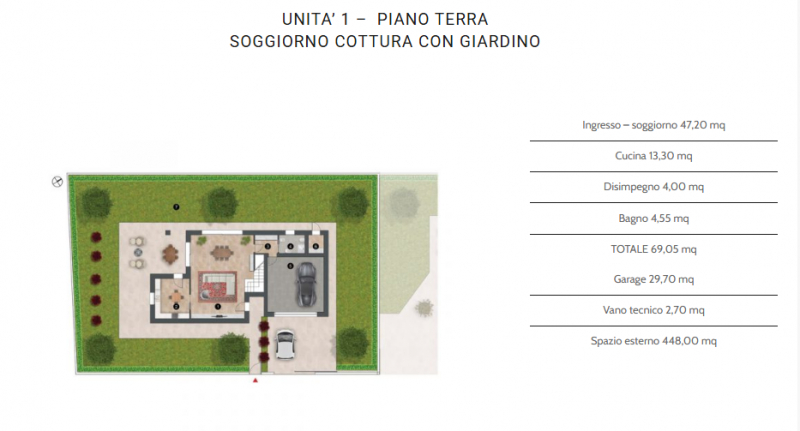 Una prestigiosa villa in corso di costruzione immersa nel verde, comoda al centro di Abano Terme ...