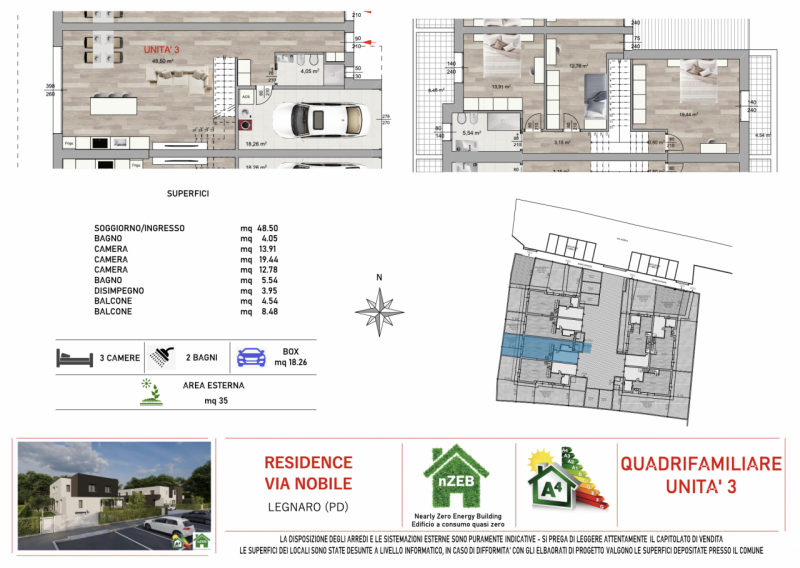 ***ULTIMA PORZIONE DI QUADRIFAMILIARE***

In uno dei quartieri più belli, ricco di verde pubblico...