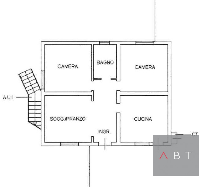 Situato in contesto di due unità, appartamento al piano terra e composto di: ingresso, soggiorno,...