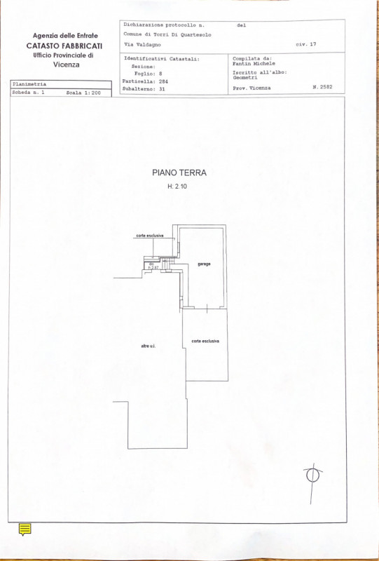 Torri di Q. (Marola) vendesi appartamento , al piano terra troviamo grande open space con camino ...