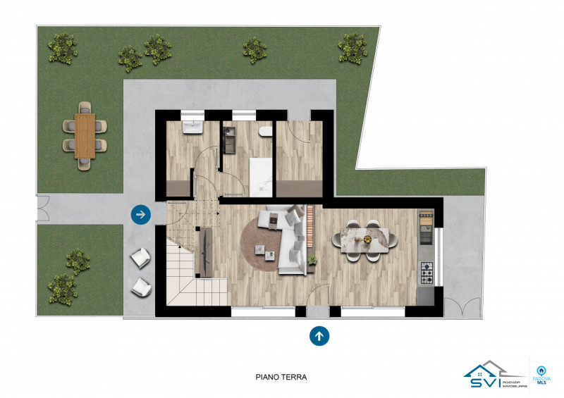 Nel cuore del centro di Campo San Martino proponiamo in vendita una splendida casa singola di 200...