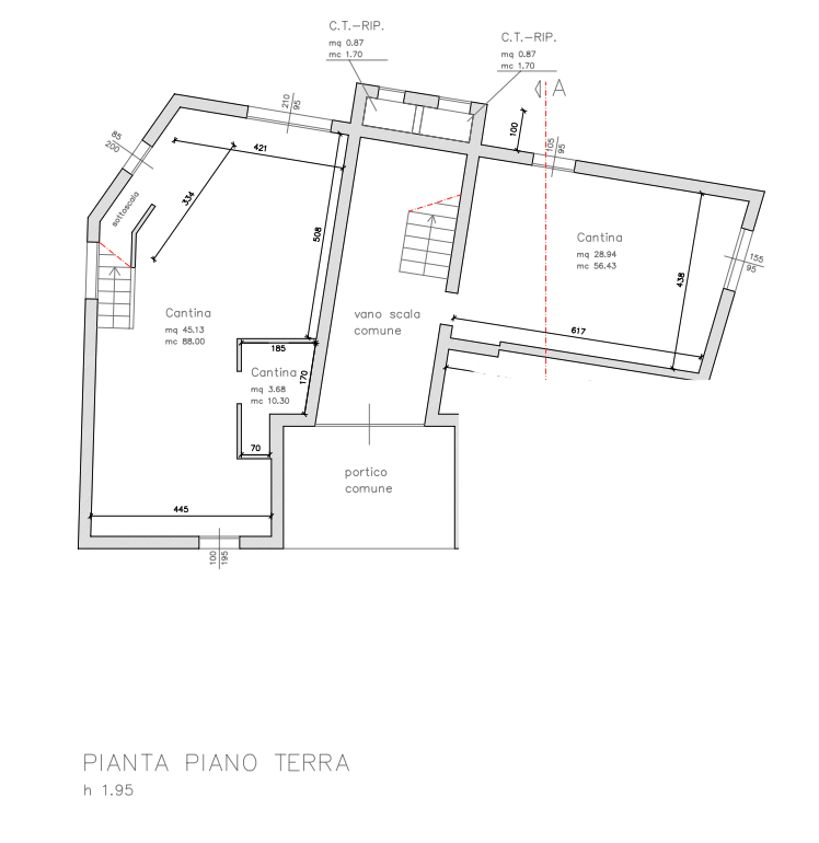 SS.TRINITA' A pochi minuti dalla piazzetta Buonarroti, splendida bifamiliare in orizzontale di ci...