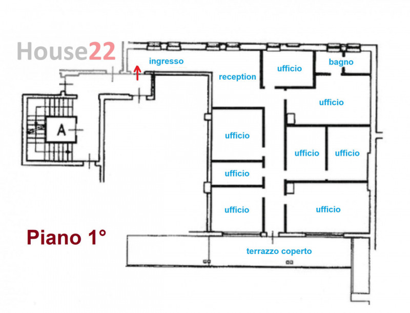 SI PRECISA QUANTO SEGUE: Attualmente l'immobile è accatastato come ufficio e si può eseguire il c...