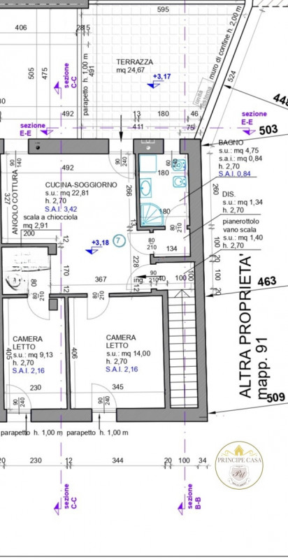 Rif. APEB07 -A pochi passi dal centro comodo alle scuole e ai servizi, proponiamo in vendita appa...