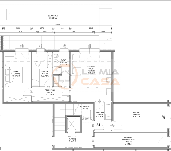 ALBIGNASEGO - Quartiere Ferri - Sito in zona tranquilla, vicina a tutti i servizi della città e b...