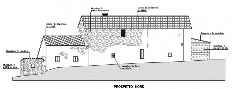 COMPOSIZIONE:
Abitazione singola dalle ampie metrature con progetto approvato per ristrutturazion...