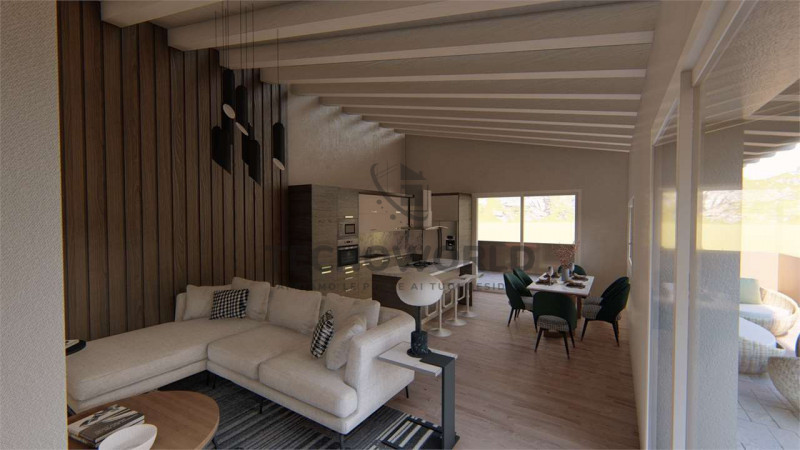 La possibilità di prenotare nella prima collina di Torrebelvicino, un prestigioso Attico Tricamer...